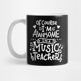 Music Teacher Tshirt Musical Tee Awesome Musician Gift Mug